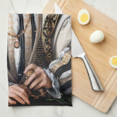 Jean Clouet - Francois I, koning van Frankrijk Theedoek (Quarter Fold)