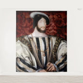 Jean Clouet - Francois I, koning van Frankrijk Wandkleed (Voorkant)