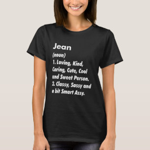 Jean Definition Personalized Funny Birthday Idea T-shirt