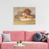 Jean Drawing by Pierre Renoir, Fine Art Canvas Afdruk (Insitu (Woonkamer))