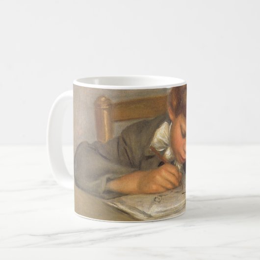 Jean Drawing by Pierre Renoir, Fine Art Koffiemok (Voorkant links)