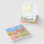 Jean Dufy Horsperma Stone Onderzetter (Zijkant)