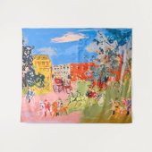 Jean Dufy Horsperma Tapestry Wandkleed (Voorkant (horizontaal))