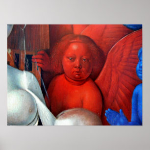 Jean Fouquet - Madonna en Child Detail Poster