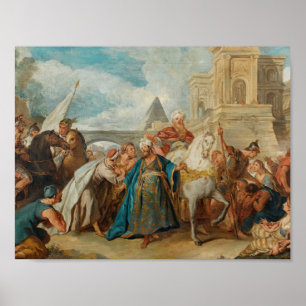 Jean-Francois de Troy - Triumph of Mordecai Poster