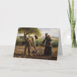 Jean-Francois Millet - Aardappelplanten Kaart