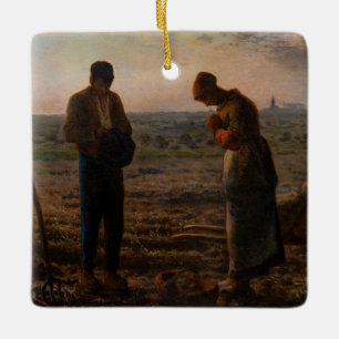 Jean-Francois Millet - De Angelus Keramisch Ornament