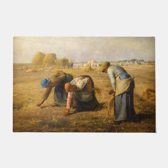 Jean-Francois Millet - De Gleaners Deurmat (Voorkant)