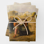 Jean-Francois Millet - De Gleaners Inpakpapier Vel (In situ)