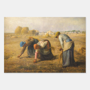 Jean-Francois Millet - De Gleaners Inpakpapier Vel