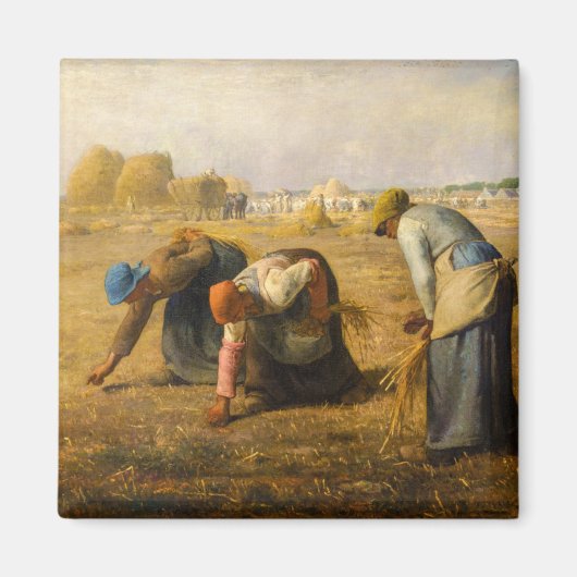 Jean-Francois Millet - De Gleaners Magneet (Voorkant)