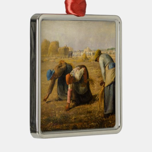 Jean-Francois Millet - De Gleaners Metalen Ornament (Rechts)