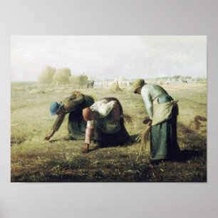 Jean François Millet, De Gleaners Poster