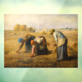 Jean-Francois Millet - De Gleaners Raamsticker (Vel 3)