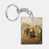 Jean-Francois Millet - De Gleaners Sleutelhanger (Voorkant Links)