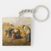 Jean-Francois Millet - De Gleaners Sleutelhanger (Achterkant)