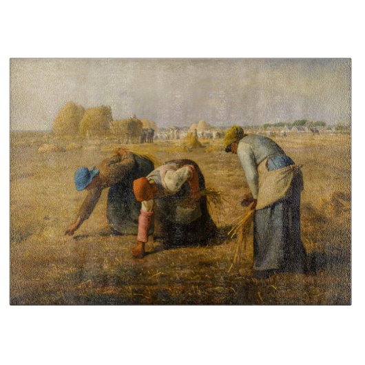 Jean-Francois Millet - De Gleaners Snijplank (Voorkant)