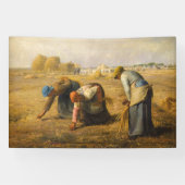 Jean-Francois Millet - De Gleaners Spandoek (Horizontaal)