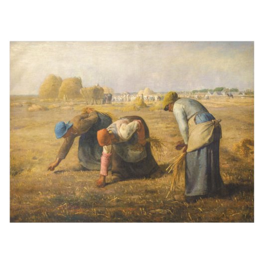 Jean-Francois Millet - De Gleaners Tafelkleed (Voorkant (Horizontaal))