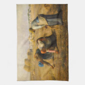 Jean-Francois Millet - De Gleaners Theedoek (Verticaal)