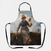 Jean-Francois Millet - Het Spinner Girl Schort (Voorkant)