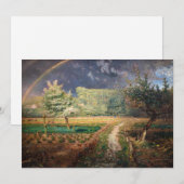 Jean-Francois Millet - Lente in Barbizon Bedankkaart (Voorkant / Achterkant)