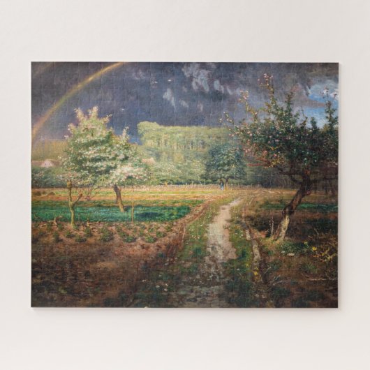 Jean-Francois Millet - Lente op Barbizon Legpuzzel (Horizontaal)