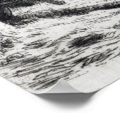 Jean-François Millet Man met een Wheelbarrow Poster (Hoek)