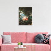 Jean-Honor Fragonard The Swing Canvas Afdruk (Insitu (Woonkamer))