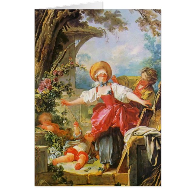 Jean-Honore Fragonard- Blind Man's Bluff (Voorkant)