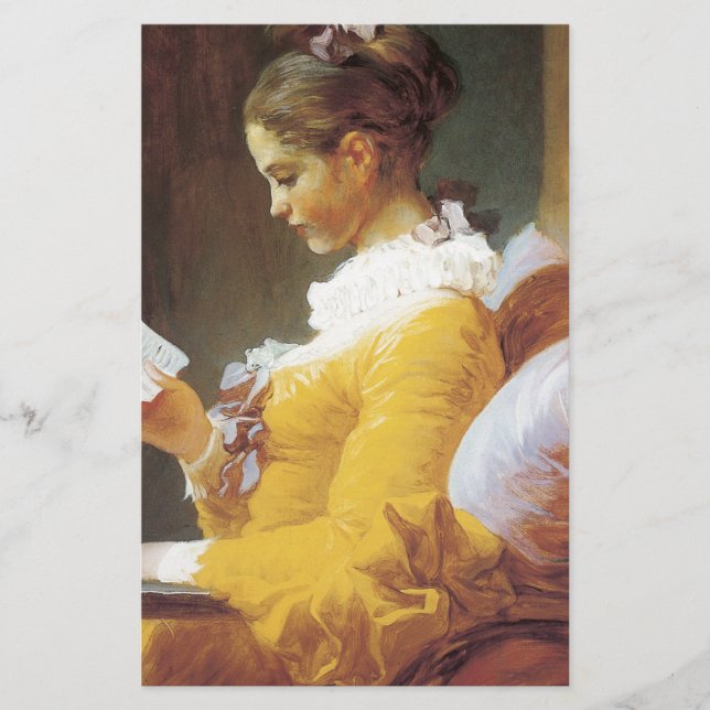 Jean-Honore Fragonard De lezer (Voorkant)