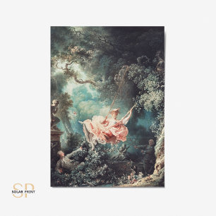 Jean-Honoré Fragonard De Schommelende Kunst Print Briefkaart