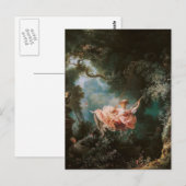 Jean-Honoré Fragonard is The Swing Briefkaart (Voorkant / Achterkant)
