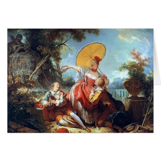 Jean-Honore Fragonard- le concours musical (Devant horizontal)