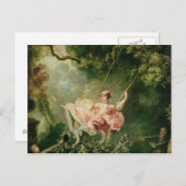 Jean-Honoré Fragonard - The Swing Briefkaart (Voorkant / Achterkant)