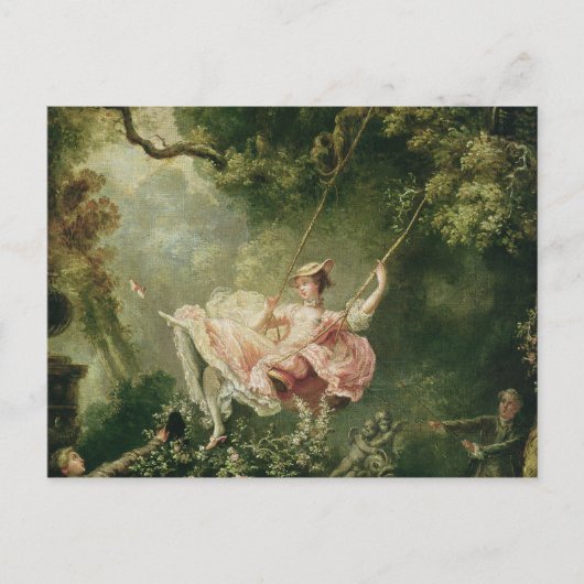 Jean-Honoré Fragonard - The Swing Briefkaart (Voorkant)
