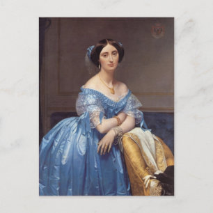 Jean Ingres - Portrait of the Princesse de Broglie Briefkaart