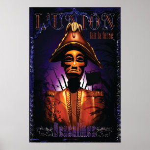 Jean-Jacques Dessalines carving Poster