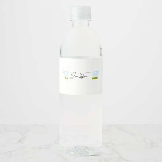 Jean LaTasse Promo Waterfles Etiket (Voorkant)