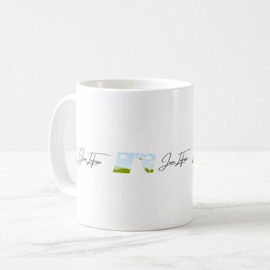 Jean LaTasse promotion mug (Devant gauche)