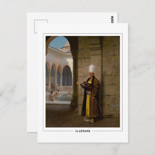 Jean-Léon Gérôme #114 - Briefkaart met fijne kunst (Voorkant / Achterkant)