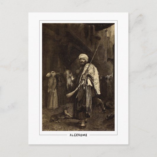 Jean-Léon Gérôme #123 - Carte postale d'art fin (Devant)