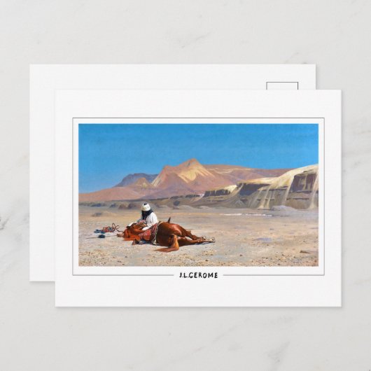 Jean-Léon Gérôme #127 - Briefkaart met fijne kunst (Voorkant / Achterkant)