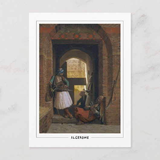 Jean-Léon Gérôme #174 - Briefkaart met fijne kunst (Voorkant)