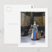 Jean-Léon Gérôme #26 - Carte postale d'art fin (Devant / Derrière)