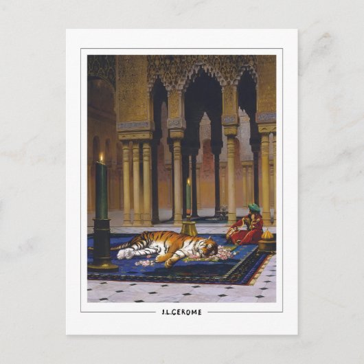 Jean-Léon Gérôme #28 - Carte postale d'art (Devant)