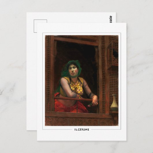 Jean-Léon Gérôme #341 - Briefkaart met fijne kunst (Voorkant / Achterkant)