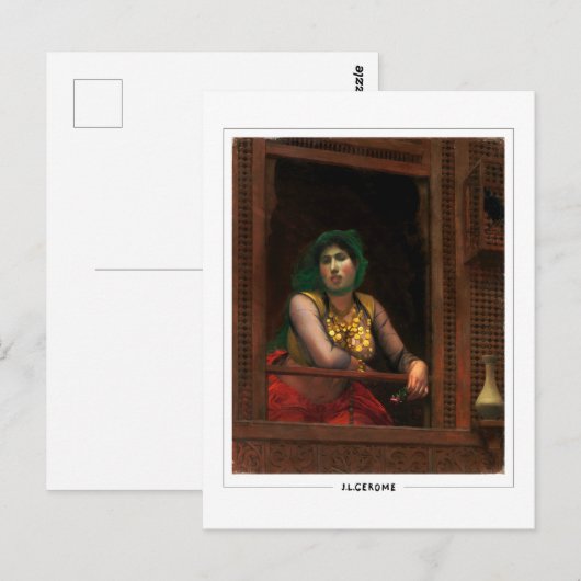 Jean-Léon Gérôme #341 - Carte postale Art (Devant / Derrière)