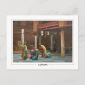 Jean-Léon Gérôme #350 - Briefkaart met fijne kunst (Voorkant)