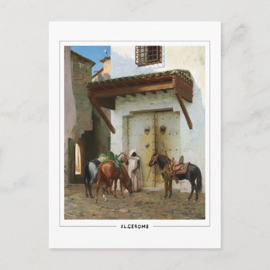 Jean-Léon Gérôme #37 - Carte postale d'art fin (Devant)
